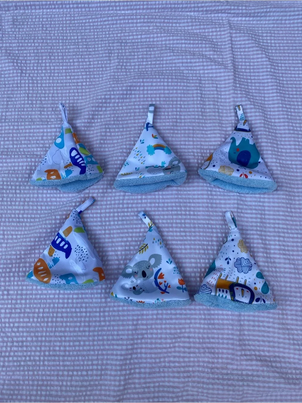6 piece baby boys peepee tipis